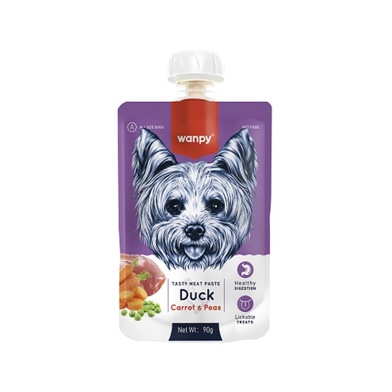 پودینگ سگ ونپی انگلیسی نویس طعم Duck