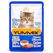 پوچ گربه کیتن یامیکس با طعم مرغ و جگر